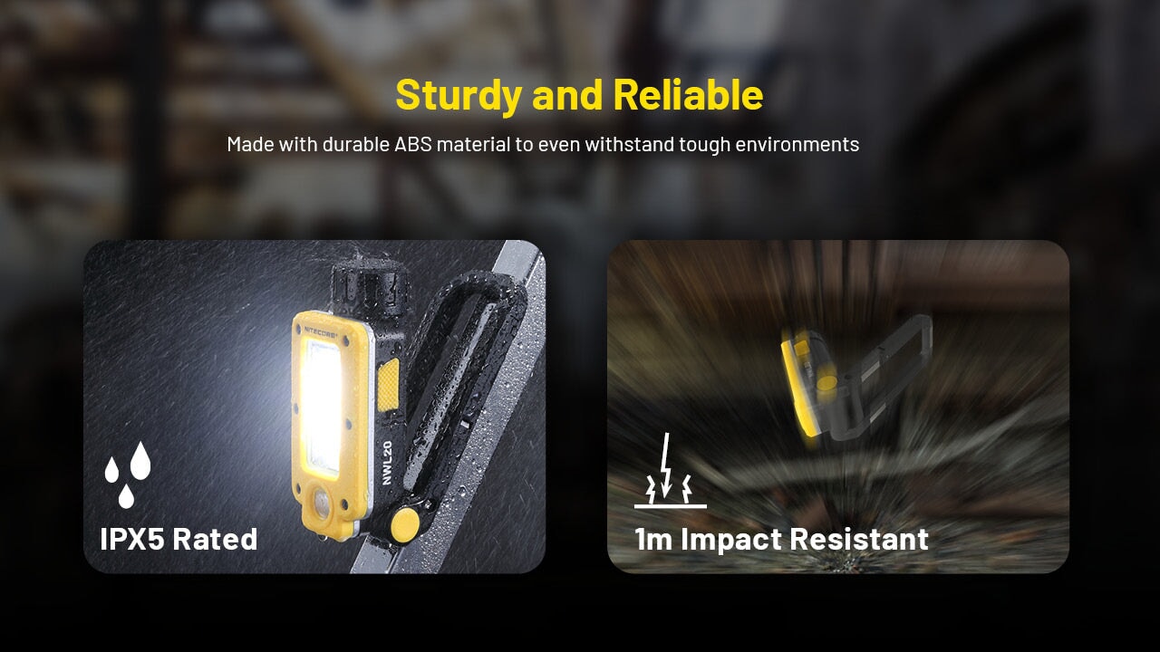 Nitecore NWL20 Magnetic Utility light - 600 Lumens Flashlight Nitecore