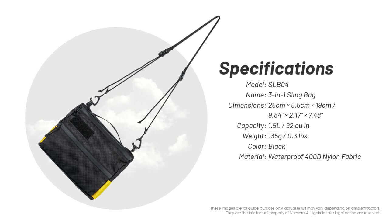 Nitecore SLB04 3-in-1 Sling Bag