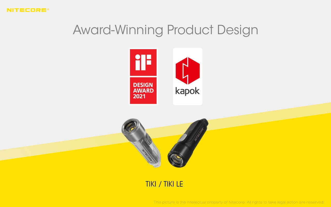 Nitecore TIKI LE USB-C Rechargeable Keychain Flashlight