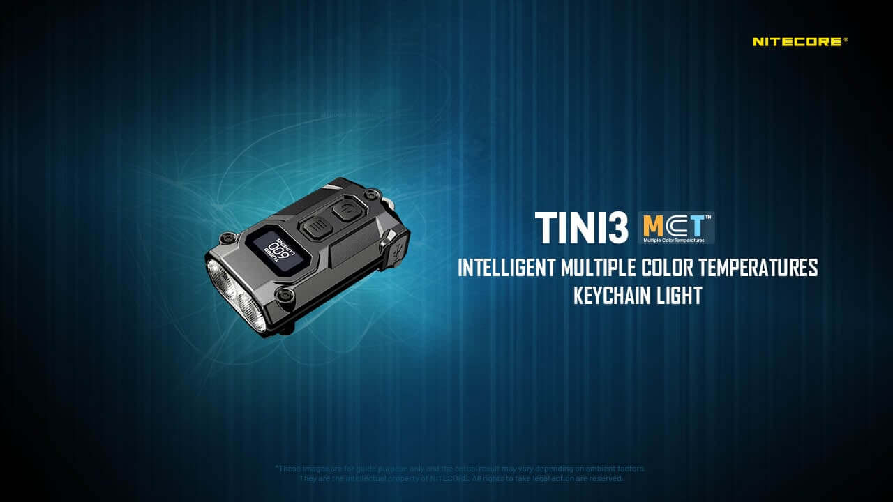 Nitecore Tini 3 600 Lumen Rechargeable Keychain Flashlight