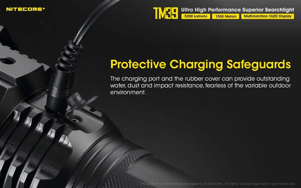 Nitecore TM39 Long Throw LED Flashlight