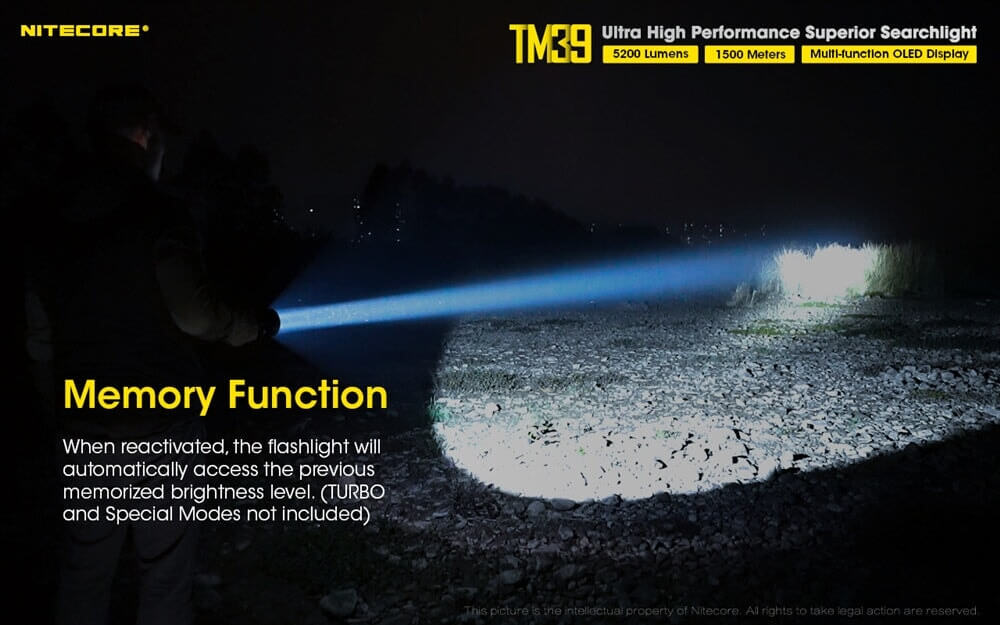 Nitecore TM39 Long Throw LED Flashlight