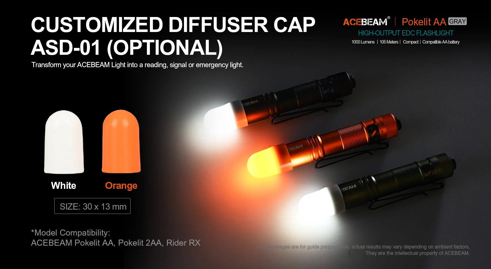 Pokelit AA Lightweight and Compact EDC Flashlight Flashlight Acebeam