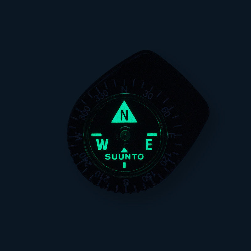 Suunto Clipper L/B SH clip-on compass for hands-free outdoor navigation and quick directional reference