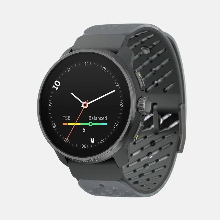 Suunto Race S Sports Watch with GPS tracking, heart rate monitor, and lightweight design for cycling and endurance athletes