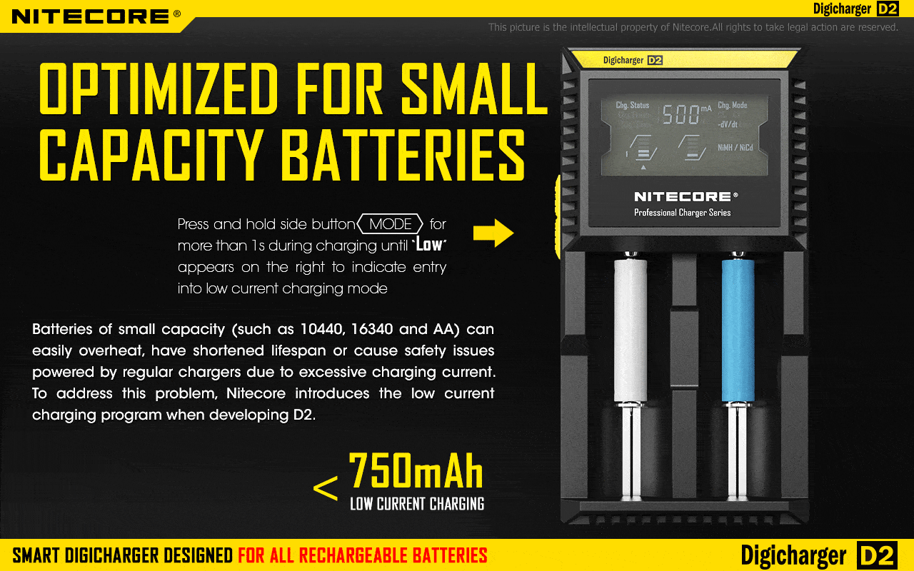 Nitecore D2 Digi Universal Battery Charger Battery Charger Nitecore