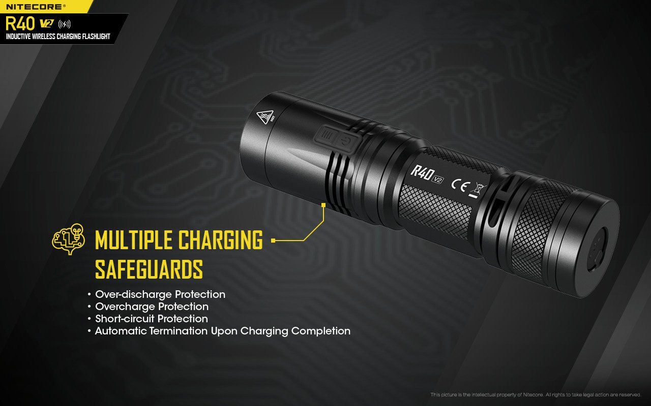 Nitecore R40 V2 Rechargeable LED Flashlight Flashlight Nitecore