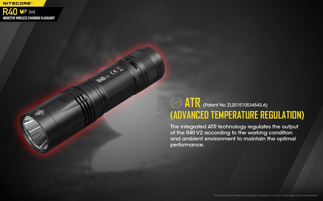 Nitecore R40 V2 Rechargeable LED Flashlight Flashlight Nitecore