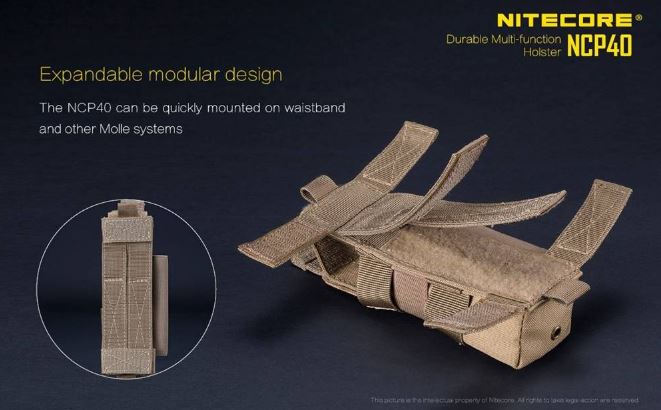 Nitecore NCP40 Holster for Nitecore LED Flashlights Holster Nitecore