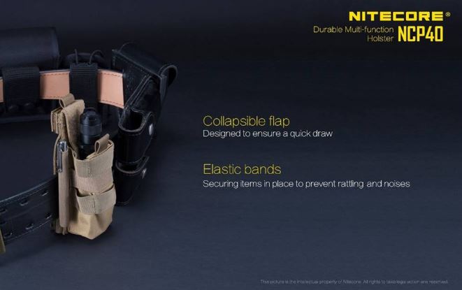 Nitecore NCP40 Holster for Nitecore LED Flashlights Holster Nitecore