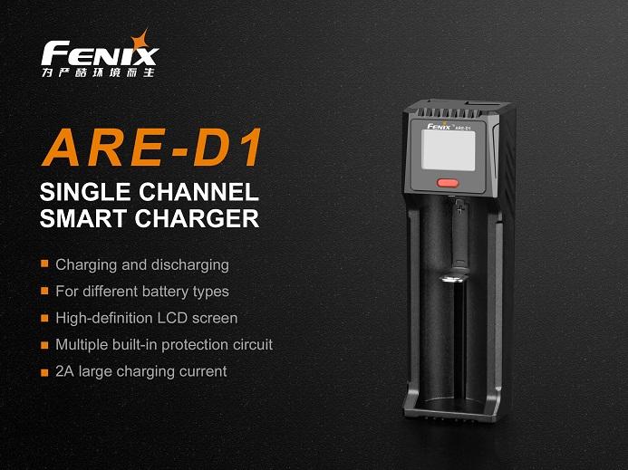 Fenix ARE-D1 Single Bay Smart Battery Charger Battery Charger Fenix