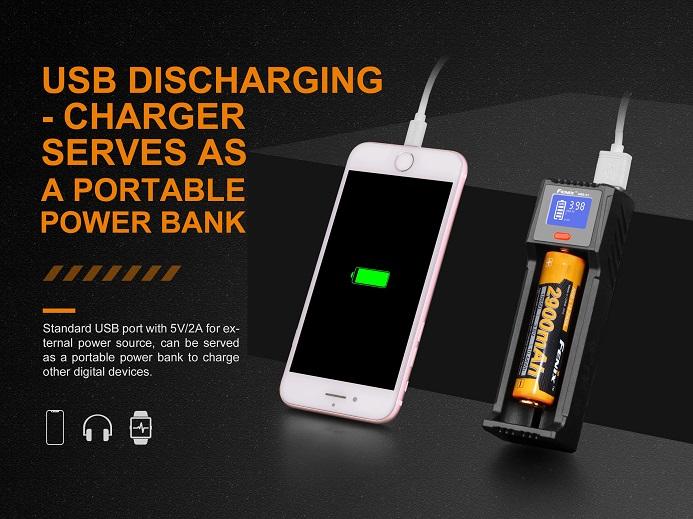 Fenix ARE-D1 Single Bay Smart Battery Charger Battery Charger Fenix
