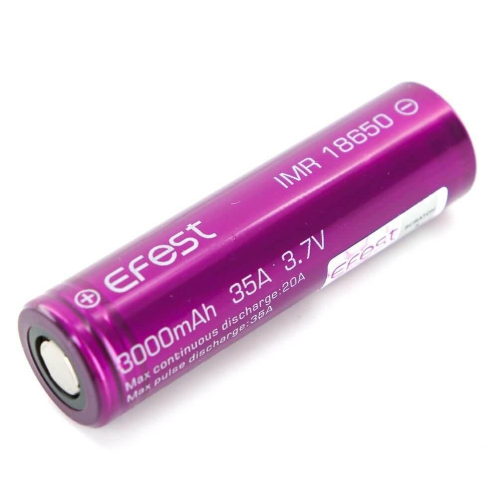 Efest IMR 18650 3000mah Flat Top Battery Rechargeable Battery Efest
