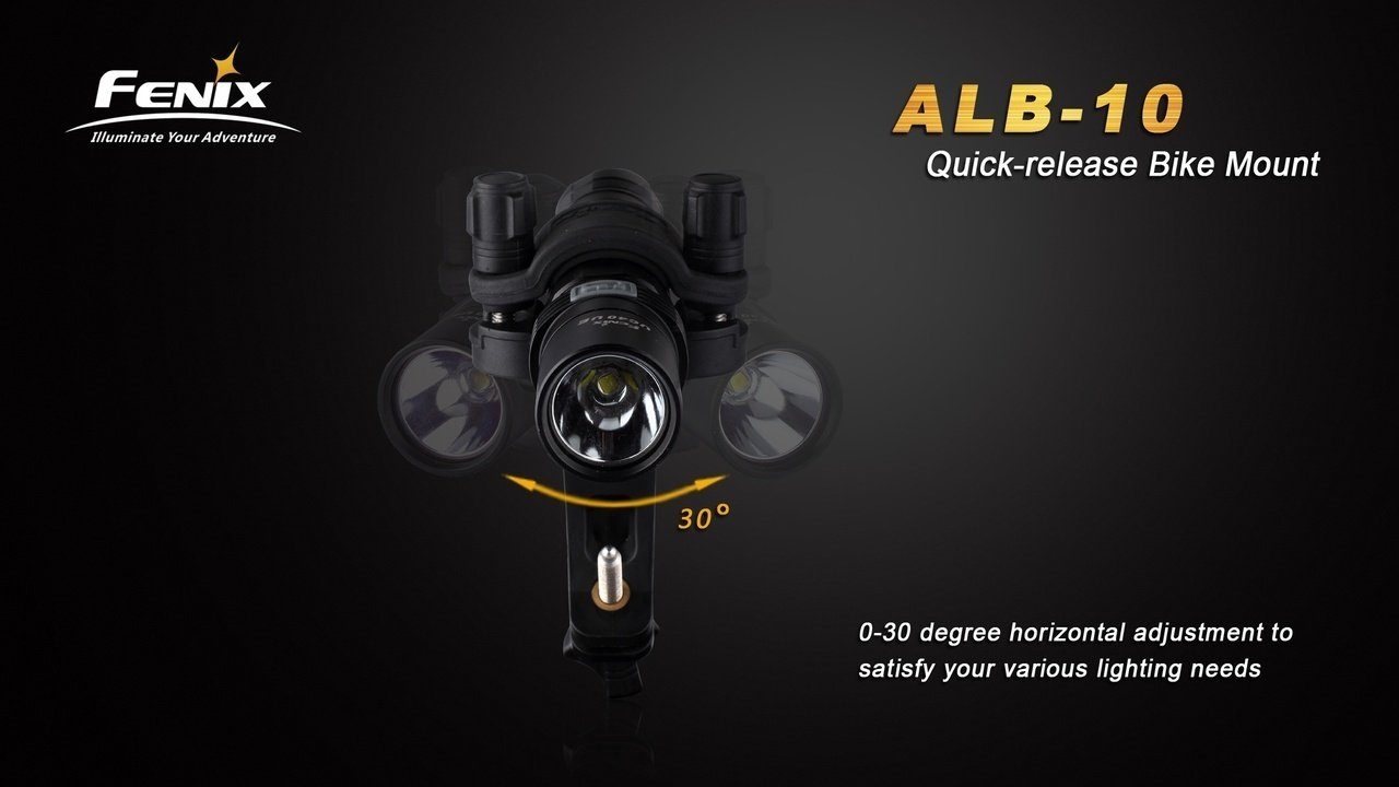 Fenix ALB-10 Quick-Release Bike Mount Flashlight Accessories Fenix