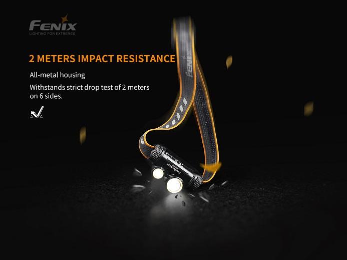 Fenix HM65R Rechargeable 1400 Lumens Dual Beam LED Headlamp Headlamp Fenix