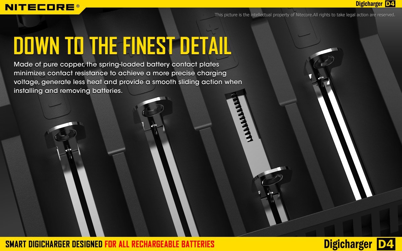 Nitecore D4 Intelligent Universal Charger Battery Charger Nitecore
