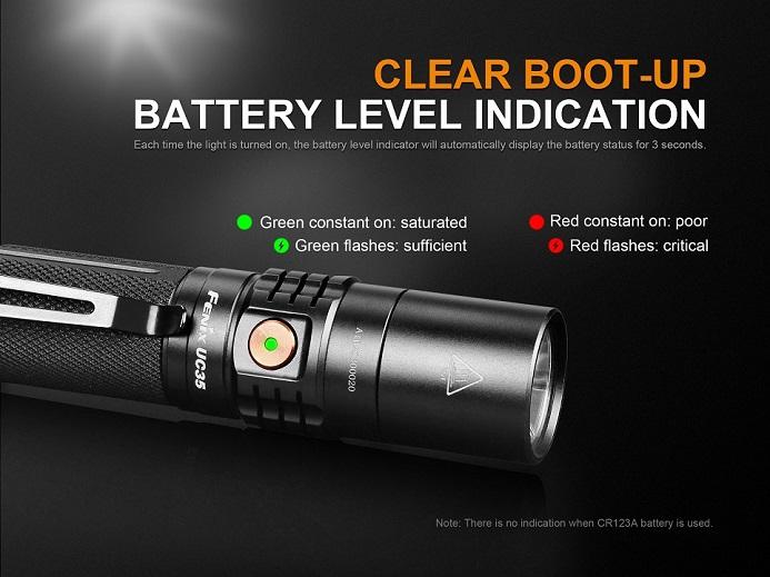 Fenix UC35 V2.0 Rechargeable LED Flashlight Flashlight Fenix