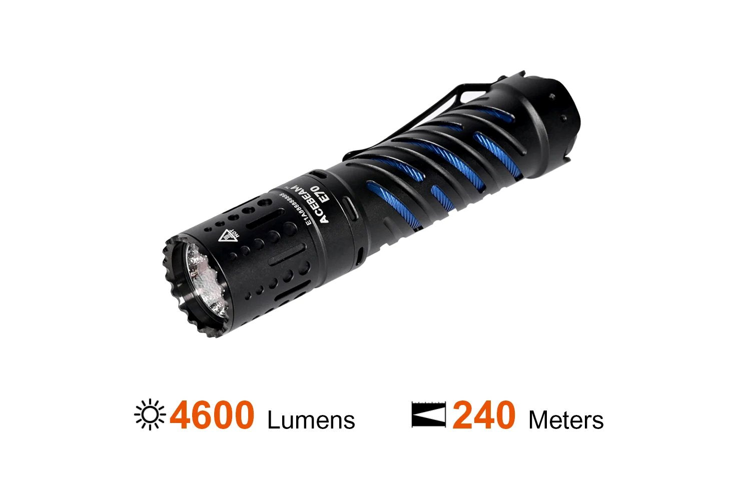 Acebeam E70 Aluminium EDC Flashlight Flashlight Acebeam