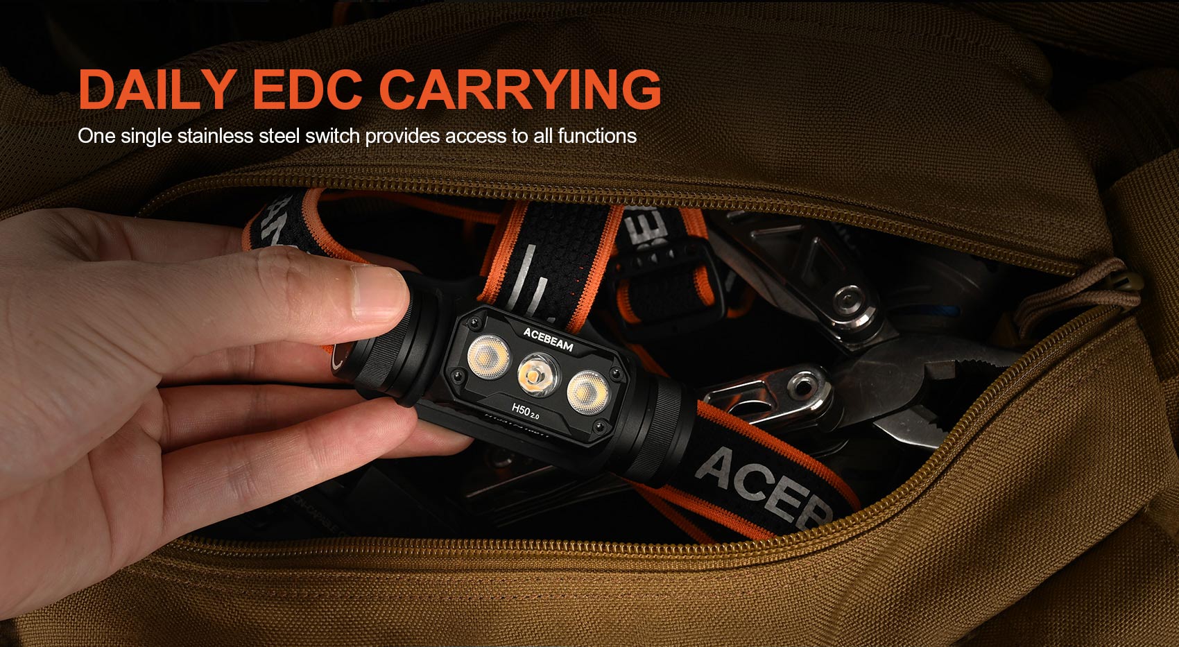 Acebeam H50 v2 Hight performance Headlamp Headlamp Acebeam
