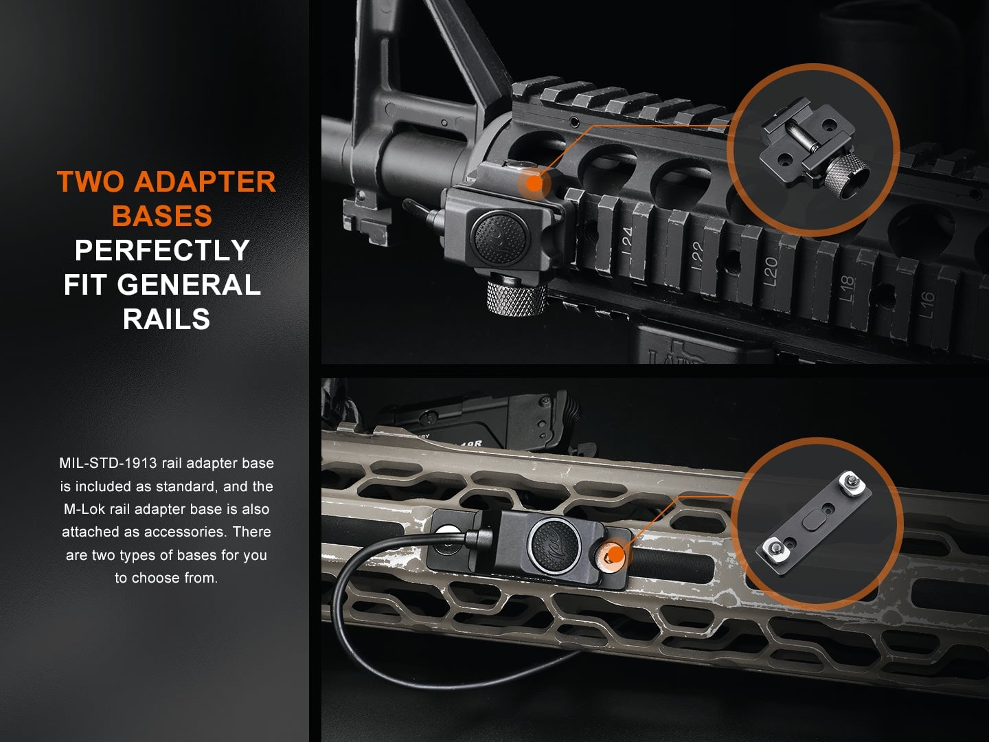 AER-06s Tactical remote pressure switch (for GL19R) Flashlight Accessories Fenix