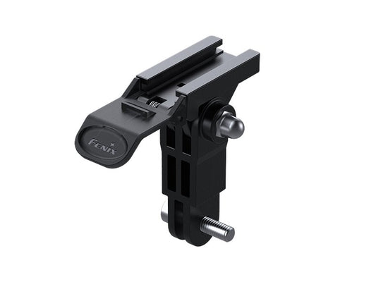 Fenix ALD-10 bicycle light holder mount with GoPro interface adapter for cycling, night rides, and outdoor adventures