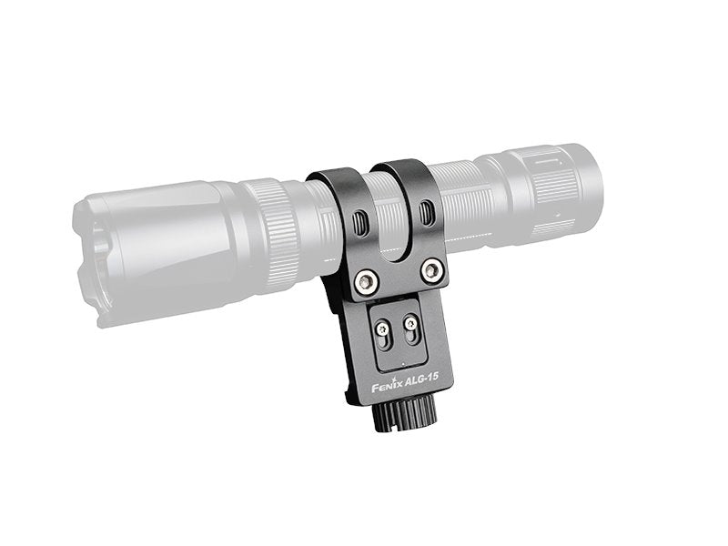 Fenix ALG-15 tactical flashlight rail mount for Picatinny rails made of durable aluminum for military, duty, and hunting applications