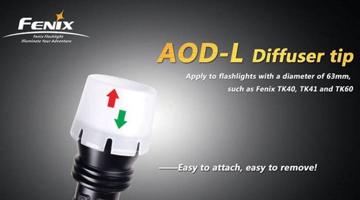 Fenix AOD-L Flashlight Diffuser (Large)