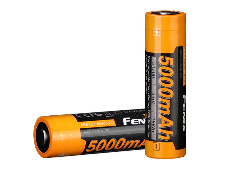 Fenix ARB-L21-5000 V2.0 Li-ion Rechargeable 21700 Battery Rechargeable Batteries Fenix