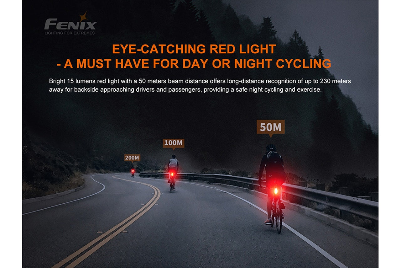 Fenix BC05R V2.0 Rechargeable Bicycle Tail Light Bike light Fenix