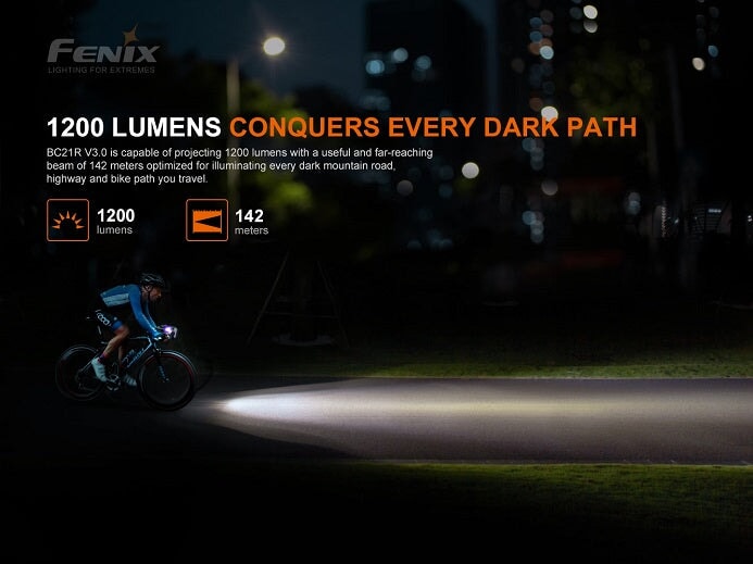 Fenix BC21R V3.0 High-Performance Bicycle Light Bike light Fenix