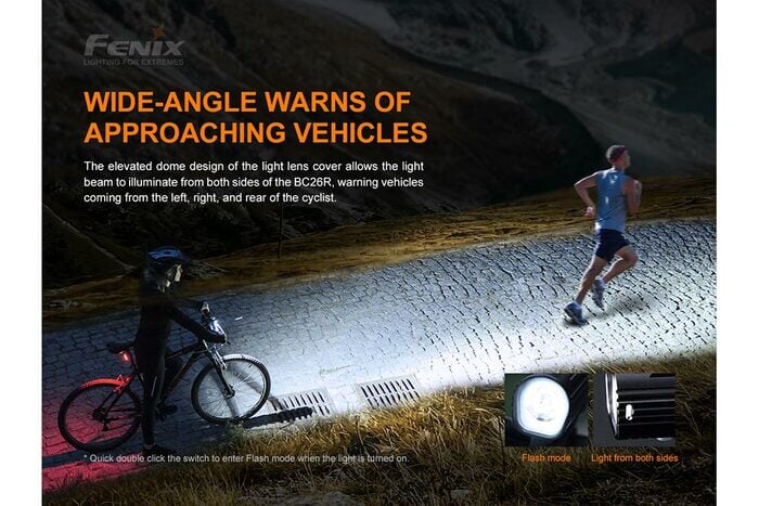 Fenix BC26R 1600 Lumens Rechargeable Bike Light