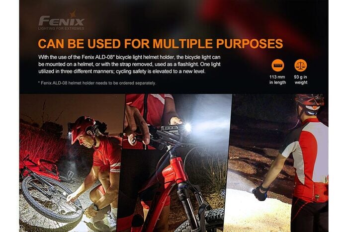 Fenix BC26R 1600 Lumens Rechargeable Bike Light