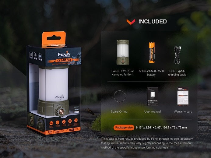 FENIX CL26R PRO MULTIFUNCTIONAL PORTABLE CAMPING LANTERN Fenix