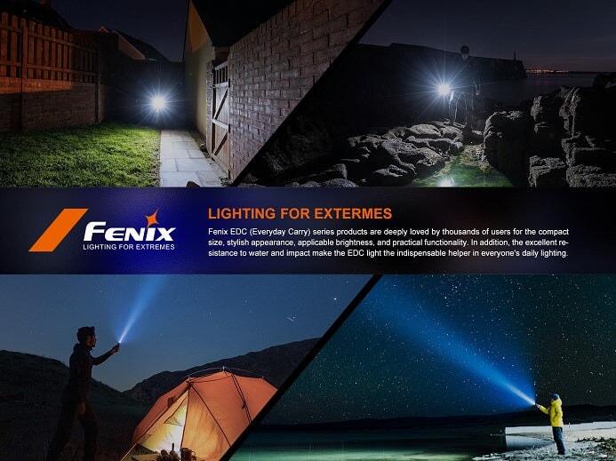 Fenix E-CP Powerbank Flashlight - Black