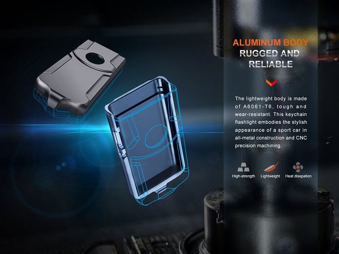 Fenix E03R V2.0 All-Metal Keychain Flashlight Fenix