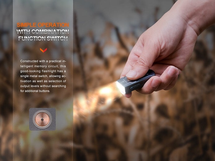Fenix E03R V2.0 All-Metal Keychain Flashlight Fenix