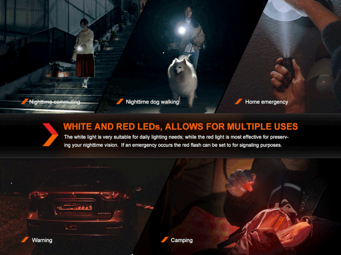 Fenix E03R V2.0 All-Metal Keychain Flashlight Fenix