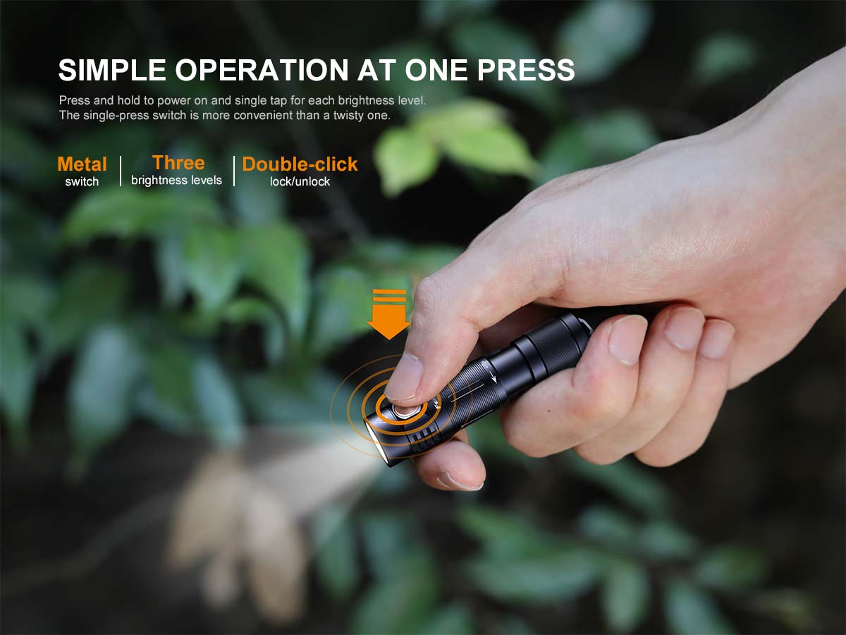 Fenix E05R Mini 400 Lumens LED Flashlight - Options Flashlight Fenix