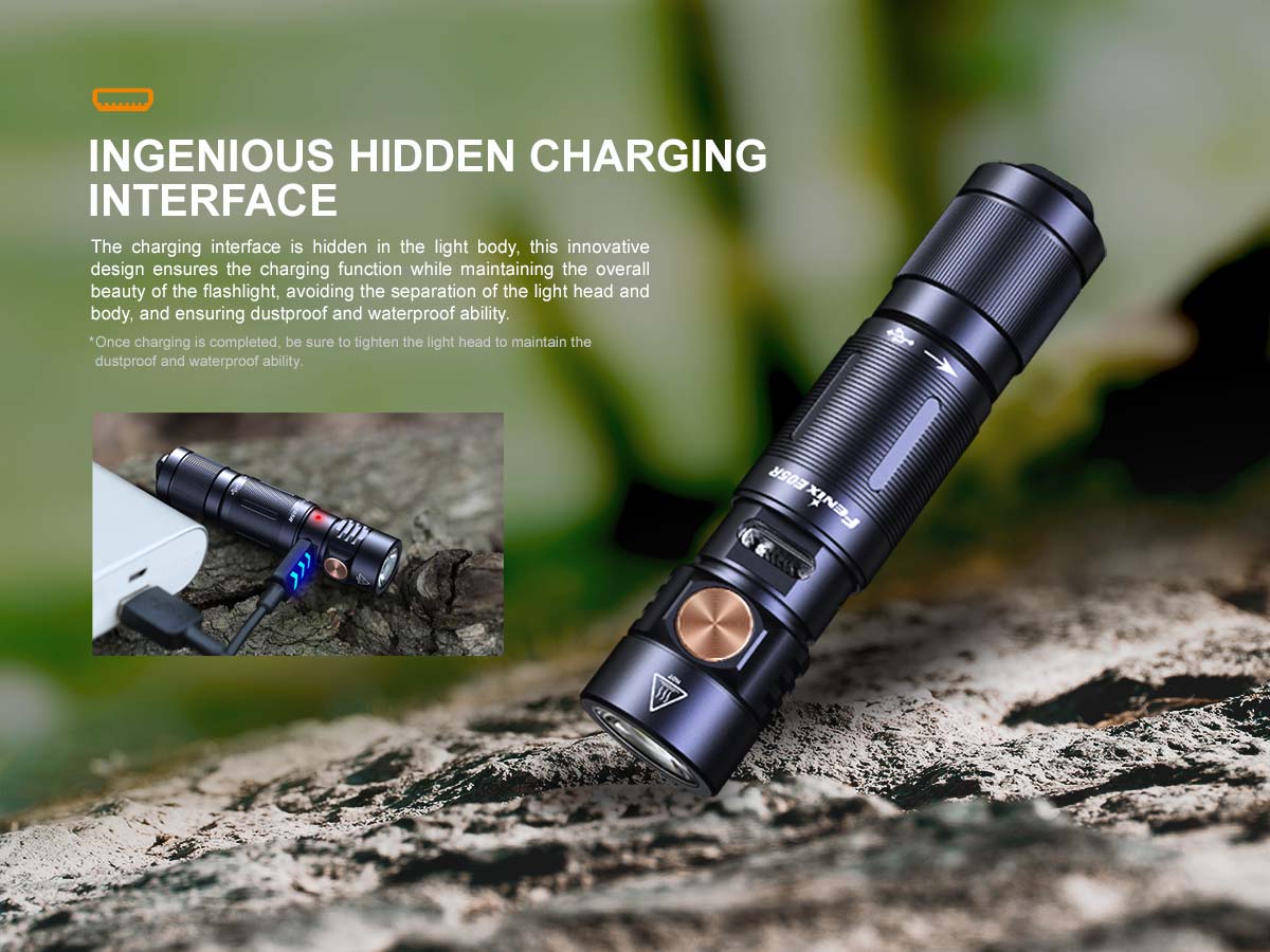 Fenix E05R Mini 400 Lumens LED Flashlight - Options Flashlight Fenix
