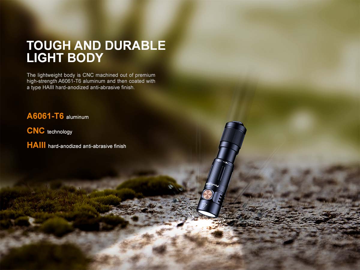 Fenix E05R Mini 400 Lumens LED Flashlight - Options Flashlight Fenix