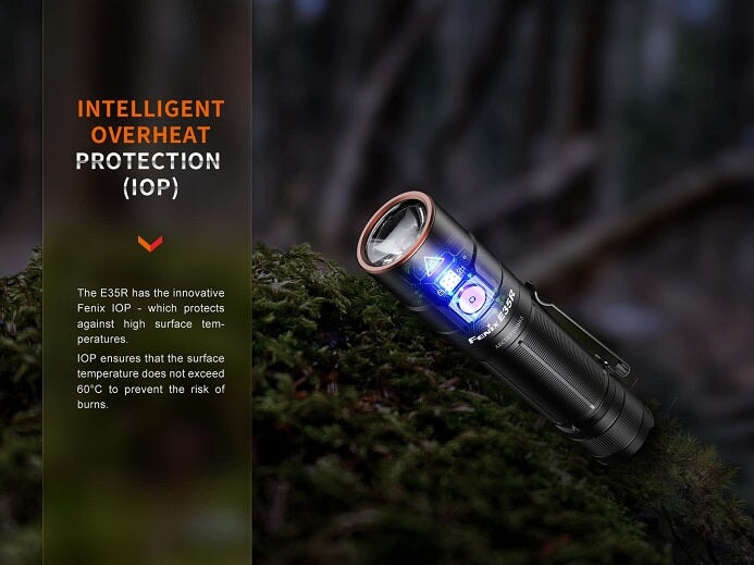 Fenix E35R Rechargeable High-Performance EDC Flashlight Fenix