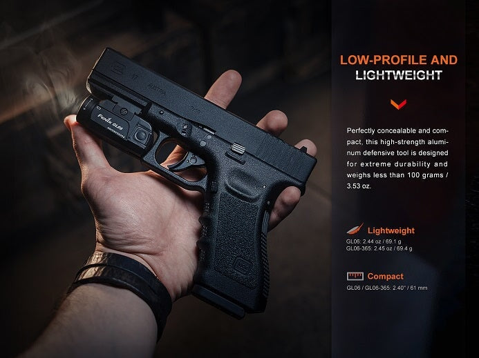 Fenix GL06/GL06-365 Compact Pistol Tactical Light Fenix