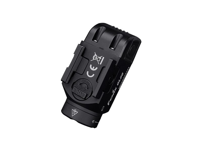 Fenix GL06-365 compact pistol-mounted tactical LED light with 600 lumens brightness for defense, law enforcement, and duty applications