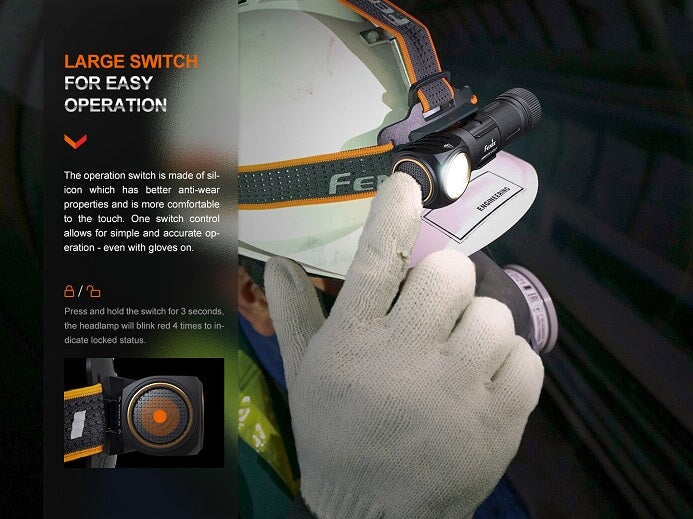 Fenix HM61R V2.0 Multifunctional Rechargeable Headlamp Fenix