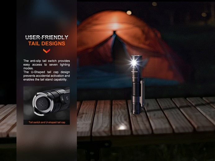 FENIX LD12R DUAL LIGHT SOURCE MULTIPURPOSE RECHARGEABLE FLASHLIGHT Fenix