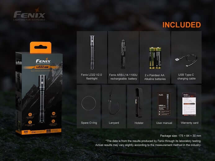 Fenix LD22 V2.0 Multipurpose Flashlight