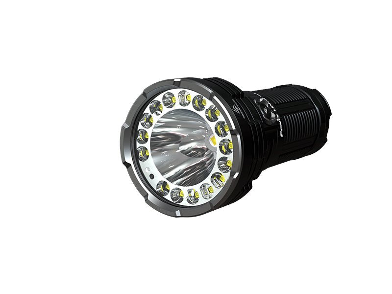 Fenix LR40R V2.0 rechargeable LED flashlight with 15,000 lumens brightness for search, rescue, and outdoor professional applications