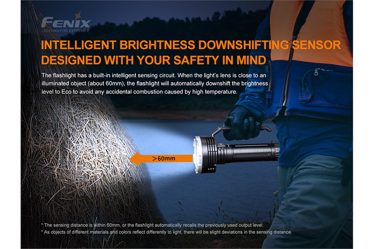 Fenix LR80R 18000 Lumens Rechargeable LED Searchlight Flashlight Fenix