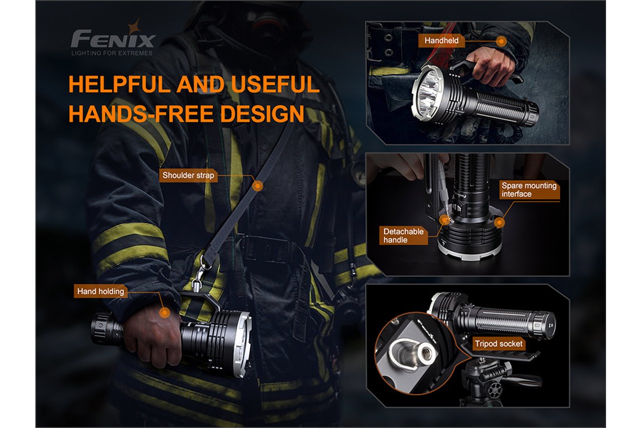 Fenix LR80R 18000 Lumens Rechargeable LED Searchlight Flashlight Fenix