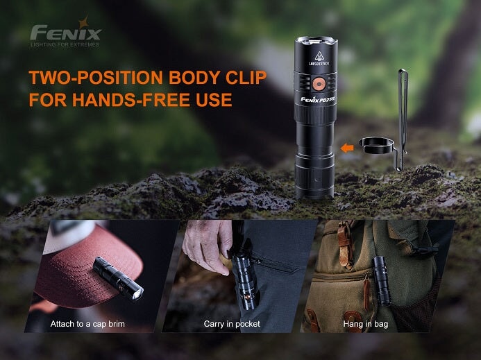 Fenix PD25R Rechargeable Compact Flashlight Flashlight Fenix